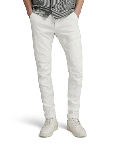 G-STAR RAW Herren Vaqueros Ajustados 3D Rackam Jeans, White gd, 30W / 32L von G-STAR RAW
