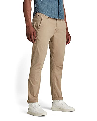 G-STAR RAW Herren Vetar Slim Chino, Braun (sahara D14027-C072-436), 28W / 34L von G-STAR RAW