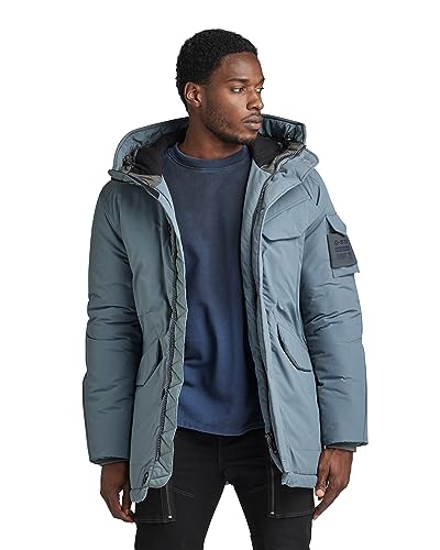 G-STAR RAW Herren Vodan Padded Hooded Parka, Grau (axis D22713-D419-5781), L von G-STAR RAW