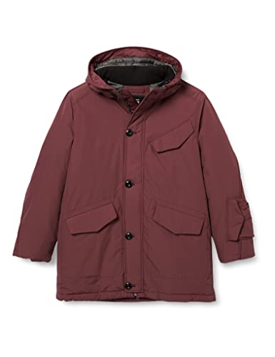 G-STAR RAW Herren Vodan Padded Hooded Parka, Purpur (vineyard wine D22713-A281-D303), S von G-STAR RAW