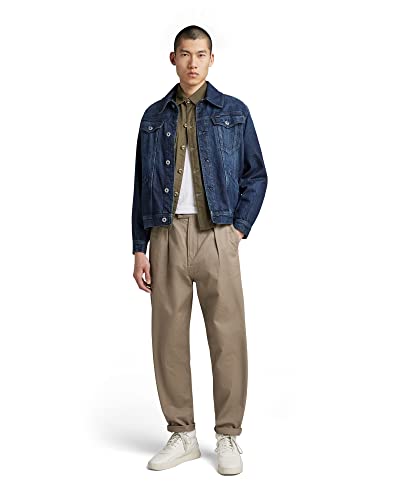 G-STAR RAW Herren Unisex Pleated Chino Relaxed, Beige (dk lever D20147-C900-B416), 29W / 32L von G-STAR RAW