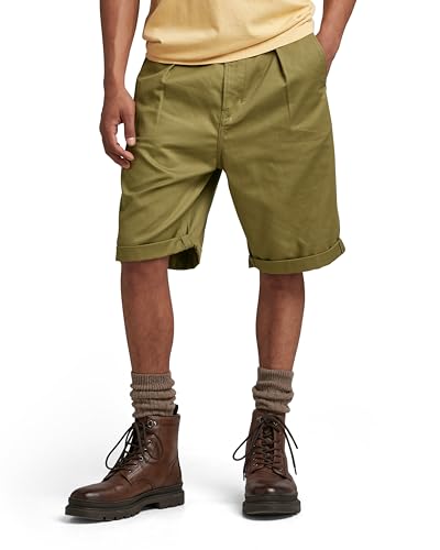 G-STAR RAW Herren Pleated Chino Shorts von G-STAR
