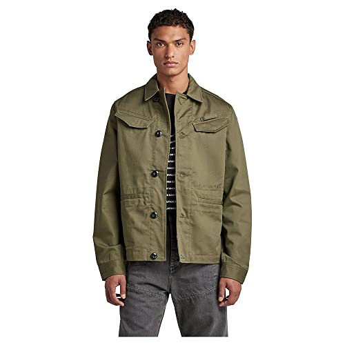 G-STAR RAW Herren Worker Overshirt, Grün (shadow olive D21445-C900-B230), M von G-STAR RAW