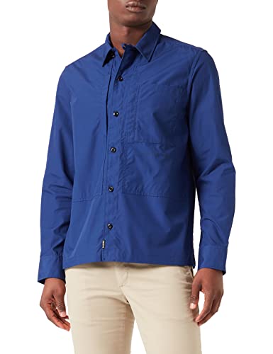 G-STAR RAW Herren Workwear Regular Hemd, Blau (ballpen blue D22975-C973-1822), XL von G-STAR RAW