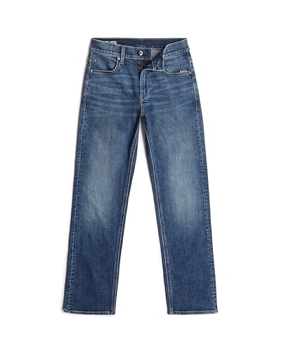 G-STAR RAW Jungen Mosa Straight Premium Jeans, Blau (Faded Cascade D25640-01-c606), 12 Jahre von G-STAR RAW