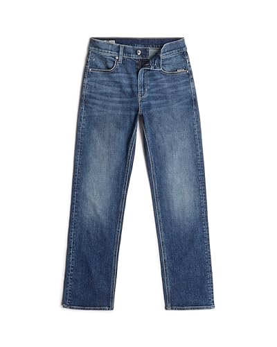 G-STAR RAW Jungen Mosa Straight Premium Jeans, Blau (Faded Cascade D25640-01-c606), 14 Jahre von G-STAR RAW