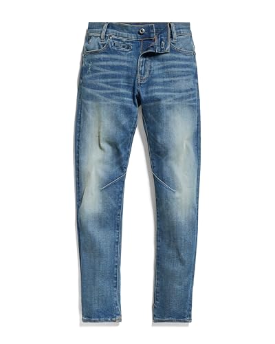 G-Star RAW Jungen SS22037 D-STAQ Slim Jeans Jeans, Blau (Sun Faded Indigo D24922-01-B503), 10 Jahre von G-Star RAW