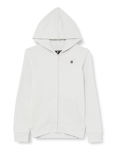 G-Star RAW Jungen SS23207 HDD Zip Cardigan Sweater, Grau (Oyster Mushroom D25008-01-D607), 12 Jahre von G-STAR