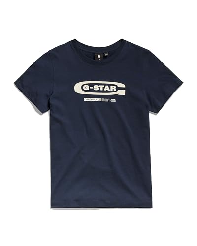 G-STAR RAW Jungen SS23301 t- shirt ss T-Shirt, Blau (salute D24994-01-C742), 10 Jahre von G-STAR RAW