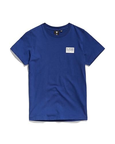 G-STAR RAW Jungen SS23302 t-shirt ss T-Shirt, Blau (ballpen blue D24995-01-1822), 10 Jahre von G-STAR RAW