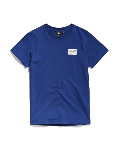 G-STAR RAW Jungen SS23302 t-shirt ss T-Shirt, Blau (ballpen blue D24995-01-1822), 14 Jahre von G-STAR RAW