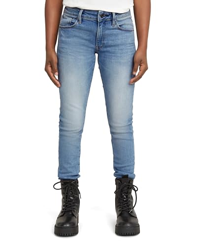 G-STAR RAW Mädchen SS22507 3301 skinny jeans Jeans, Blau (sun faded niagara D24918-01-D898), 12 Jahre von G-STAR RAW