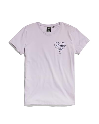 G-STAR RAW Mädchen SS23003 t-shirt ss T-Shirt, Purpur (lt lavender D24975-01-4207), 16 Jahre von G-STAR RAW