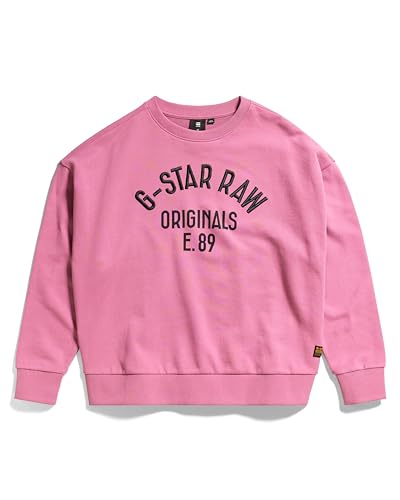 G-STAR RAW Mädchen SS23101 sweater Sweater, Rosa (haze D24979-01-G659), 10 Jahre von G-STAR RAW
