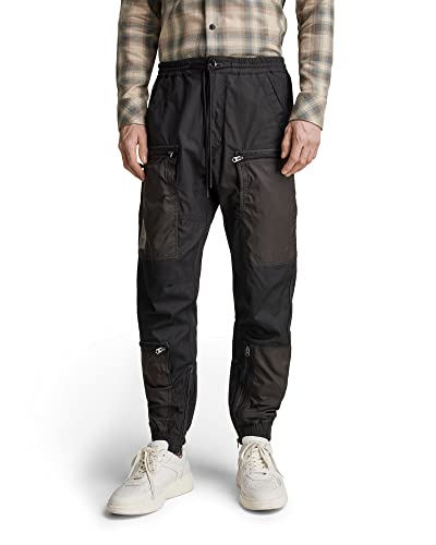 G-STAR RAW Herren 3D PM Cuffed Jogginghose, Schwarz (dk black D22516-A790-6484), 31 von G-STAR RAW