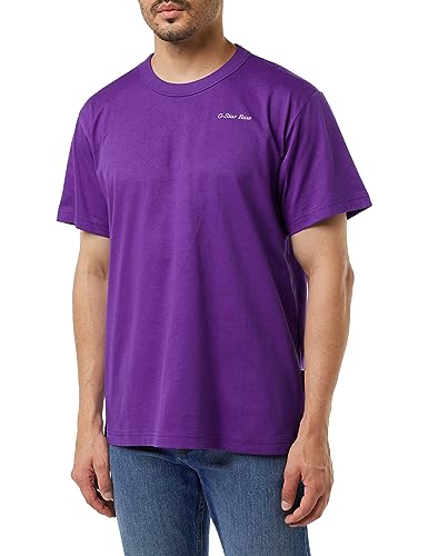 G-Star Herren Back 3301 Graphic Loose T-Shirt, Purpur (dk Violet D23821-4561-5616), M von G-STAR RAW