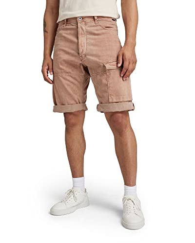 G-STAR RAW Herren Bearing Cargo Shorts, Rosa (sun faded tuscany gd D21475-D234-D162), 32 von G-STAR RAW