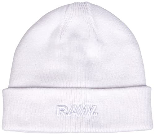 G-STAR RAW Herren Effo Raw Long Beanie, Mehrfarben (bright white D22301-B146-1322), PC von G-STAR RAW