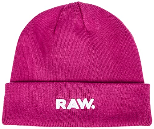 G-STAR RAW Herren Effo Raw Long Beanie, Rosa (fuchsia red D22301-B146-D609), PC von G-STAR RAW