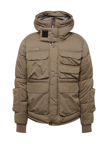 G-STAR RAW Herren Field Hooded Puffer Jacke, Braun (turf D20516-D199-273), XL von G-STAR RAW