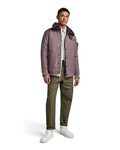 G-Star RAW Herren Field Liner Jacke, Purpur (dk Taupe Fungi D21994-C143-4751), M von G-STAR RAW