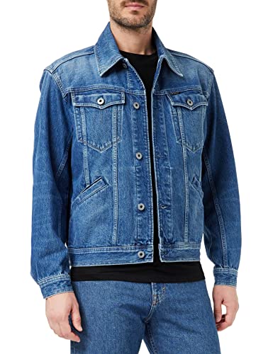 G-STAR RAW Herren Unisex Flight Combat Jacke, Blau (faded harbor D22066-C967-D331), L von G-STAR RAW