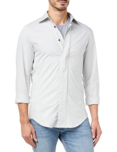 G-STAR RAW Herren Formal Superslim Hemd, Grau (cool grey D22008-C271-1295), M von G-STAR RAW