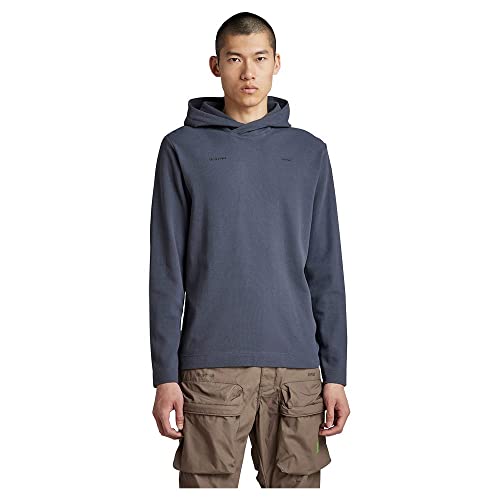 G-STAR RAW Herren Lightweight Hoodie Logo Tape Center Back, Blau (fantem blue D22394-D250-863), L von G-STAR RAW