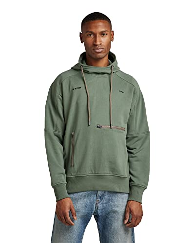 G-STAR RAW Herren Moto Loose Hooded Sweatshirt von G-STAR