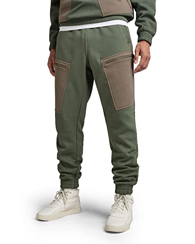 G-STAR RAW Herren Multi Pocket Jogginghose, Grün (lt hunter D21521-A971-8165), S von G-STAR RAW