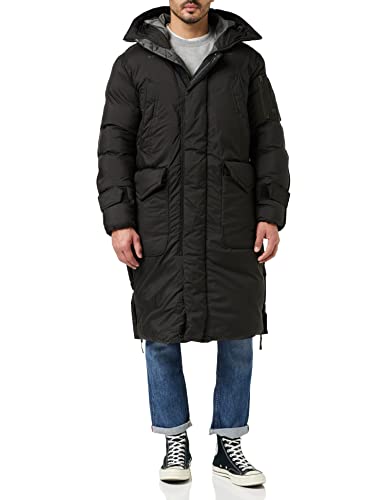 G-STAR RAW Herren Pillow Whistler Hooded XL Parka, Schwarz (dk black D21948-D199-6484), S von G-STAR RAW