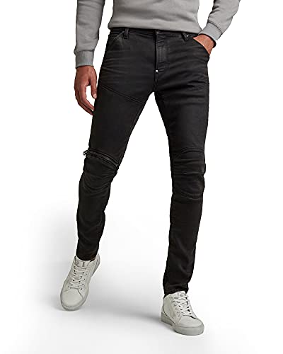 G-STAR RAW Herren 5620 3D Zip Knee Skinny Jeans, Braun (worn in umber cobler D01252-8172-B200), 27W / 30L von G-STAR RAW