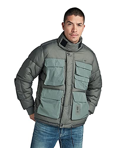 G-STAR RAW Herren Field Puffer Jacke PM, Grün (orphus D20115-C643-722), L von G-STAR RAW