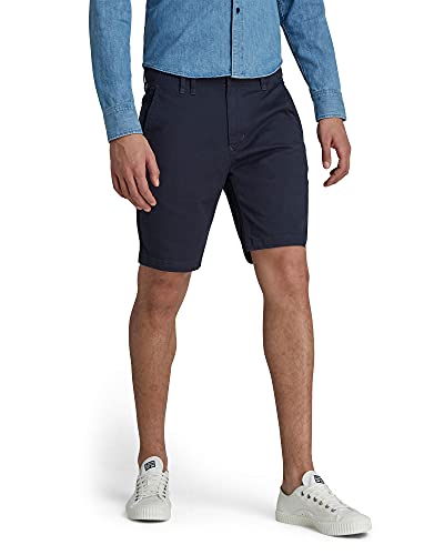 G-STAR RAW Herren Vetar Shorts, Blau (mazarine blue D14038-C072-4213), 27 von G-STAR RAW