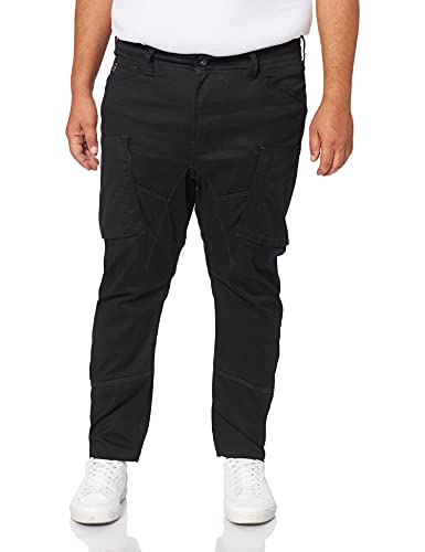 G-STAR RAW Herren Zip Pocket 3D Skinny Cargohose, Schwarz (dk black D18928-C105-6484), 38W / 30L von G-STAR RAW