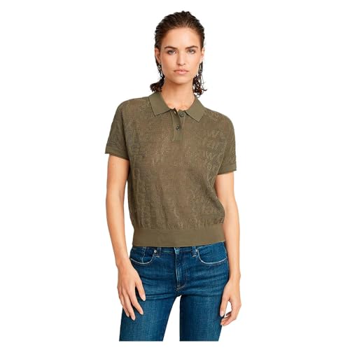 G-STAR RAW Pointelle lt wt polo knit wmn von G-STAR RAW
