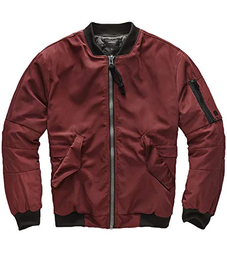 G-STAR RAW Rackam Boyfriend Jacke modische Damen Bomber-Jacke Freizeit-Jacke Übergangs-Jacke Bordeaux, Größe:XS von G-STAR RAW