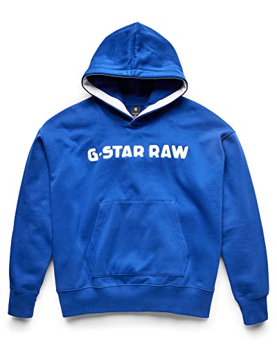 G-STAR RAW Herren Unisex Embro Hoodie, Blau (hudson blue D21689-A975-1855), M von G-STAR RAW