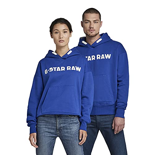 G-STAR RAW Herren Unisex Embro Hoodie, Blau (hudson blue D21689-A975-1855), S von G-STAR RAW