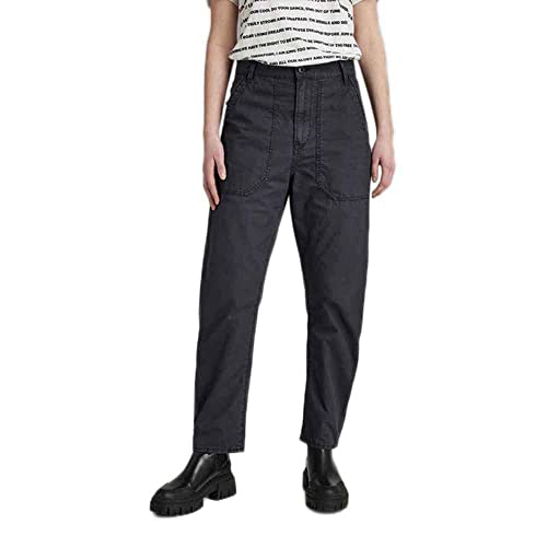 G-Star RAW Damen 3D Fatigue Boyfriend Hose, Schwarz (Caviar Vintage gd D22477-9740-D402), 28 von G-STAR RAW