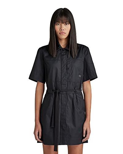 G-STAR RAW Damen Army Kleid, Schwarz (caviar D22158-D194-D301), M von G-STAR RAW