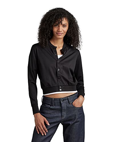 G-STAR RAW Damen Bomber Top, Schwarz (dk black D23227-C539-6484), XL von G-STAR RAW