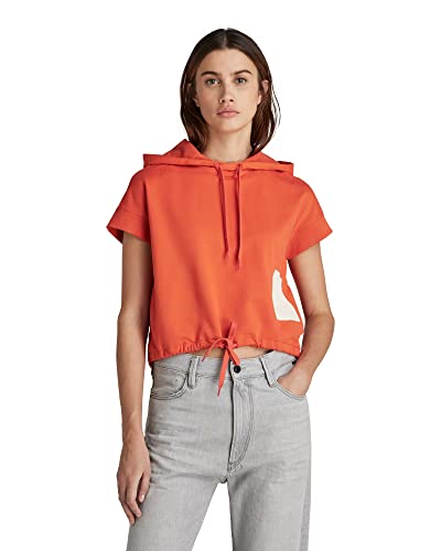 G-STAR RAW Damen Boxed Graphic Hoodie, Rot (paprika D21556-D136-D116), M von G-STAR RAW