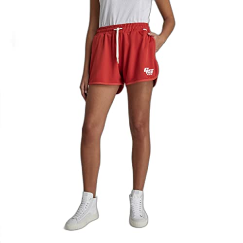 G-STAR RAW Damen Boxed Graphic Sports Shorts, Rot (paprika D21642-D137-D116), S von G-STAR RAW