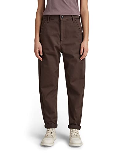 G-STAR RAW Damen Boyfriend Tapered Chino, Braun (coffee bean D20070-C900-D311), 28 von G-STAR RAW