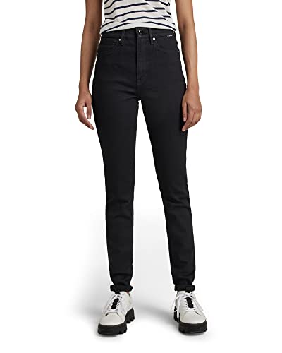 G-STAR RAW Damen G-Star Shape Skinny Jeans, Schwarz (pitch black D21631-B964-A810), 30W / 32L von G-STAR RAW