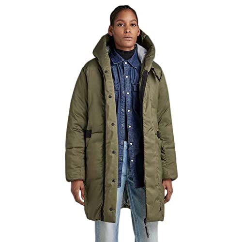G-STAR RAW Damen G - Whistler Padded Parka, Grün (shadow olive D22168-D199-B230), M von G-STAR