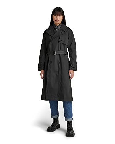 G-STAR RAW Damen High Trenchcoat, Blau (raw denim D22012-D189-001), M von G-STAR RAW