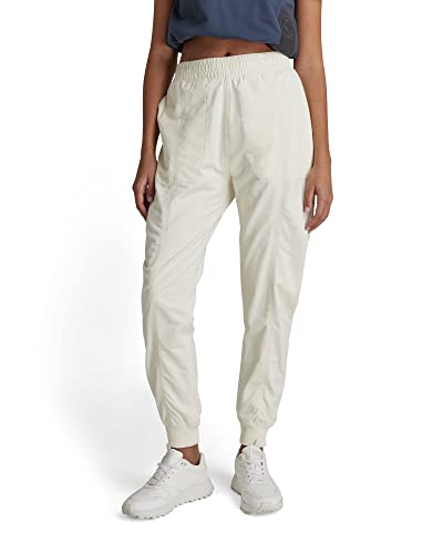 G-STAR RAW Damen Parachute Jogginghose, Weiß (papyrus D21641-D136-D113), S von G-STAR RAW