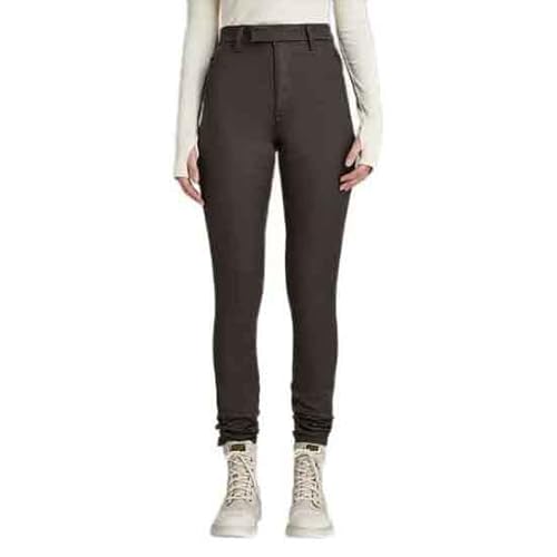 G-STAR RAW Damen Weld High Skinny Chino, Braun (nett brown D19141-C105-0028), 33W / 32L von G-STAR RAW